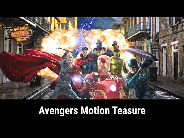 Avengers Motion Poster in After Effects