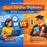 Choosing between short term and diploma ui ux design courses