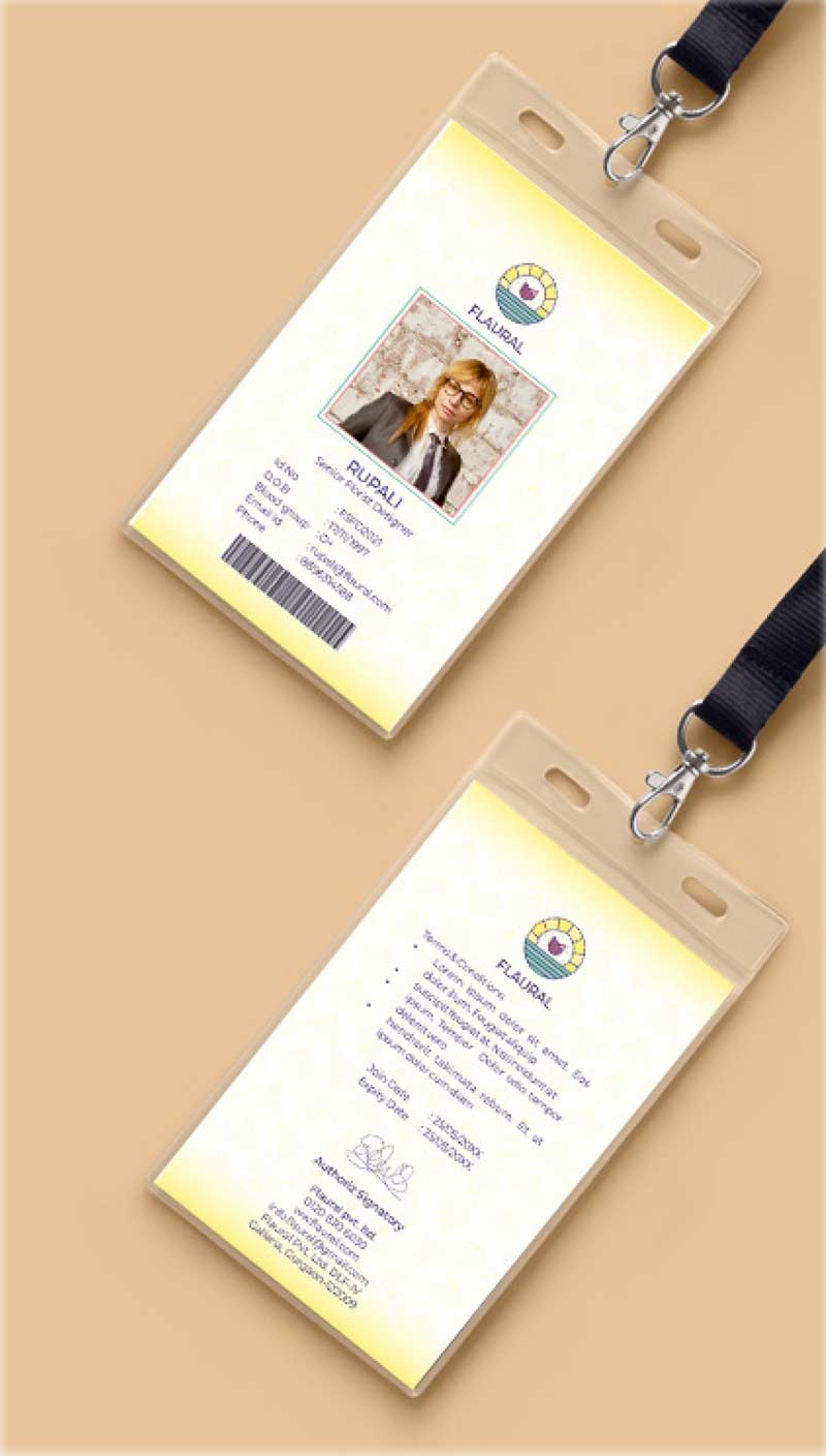 Flaural Icards Design Mockups