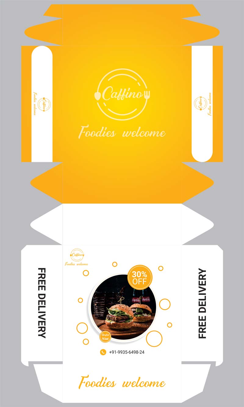 Caffino Food Restaurant Packaging