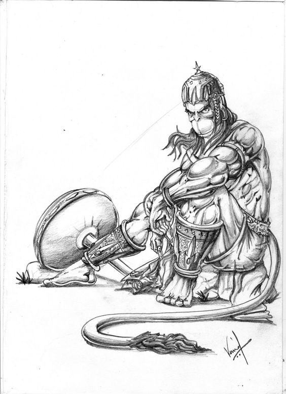 Hanuman Sketching
