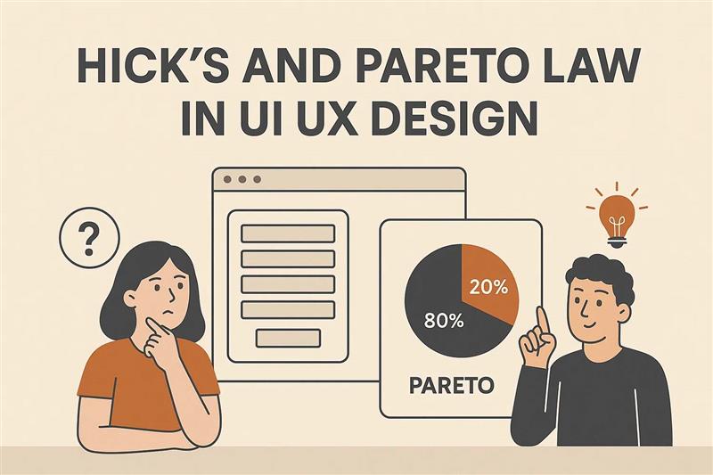 hicks pareto principles of ui ux design