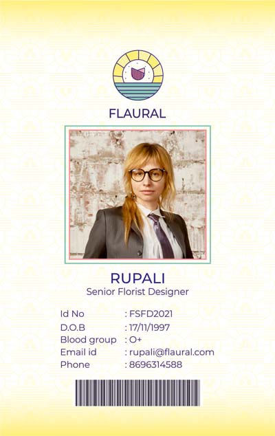 Flaural Id Card Front