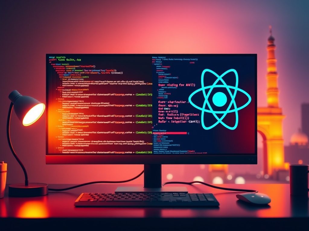 php and react together