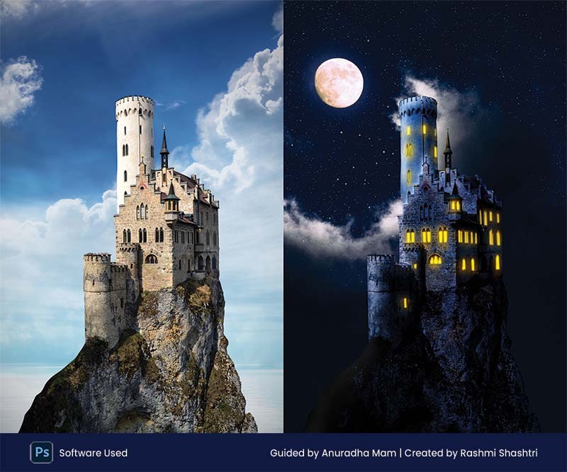 Day to Night in Adobe PhotoshopDay to Night in Adobe Photoshop