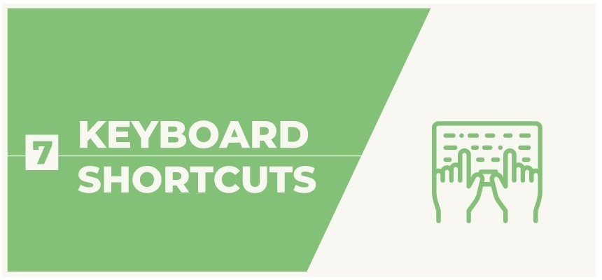 Graphic Designing Hacks: Use Keyboard Shortcuts
