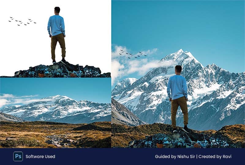 Creative Little Girl Matte Painting