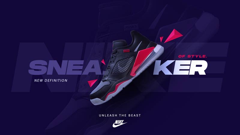 Nike Wallpaper in photoshop