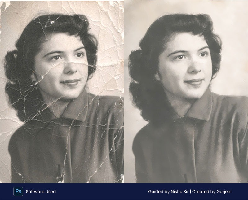 Old Photo restoration in Adobe Photoshop