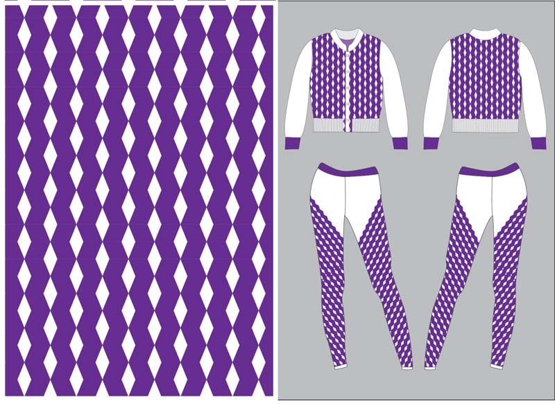 Fabric Textile Design for Track Suit