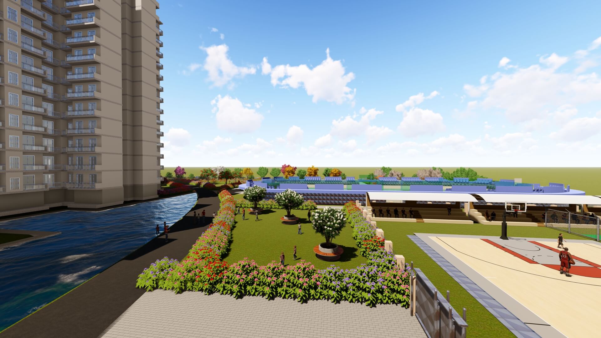 Pool and Garden View