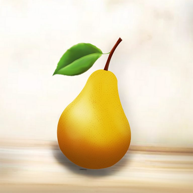 Pea Fruit Still Life Painting