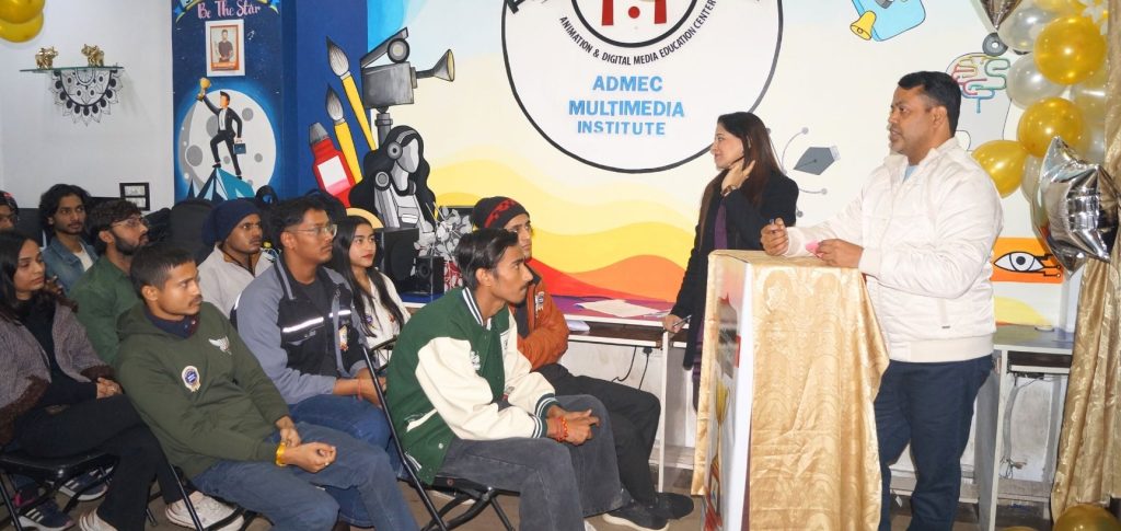 Ravi Sir sharing his message to Students