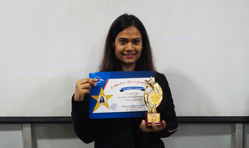 Star of the Month for January 2020 at ADMEC