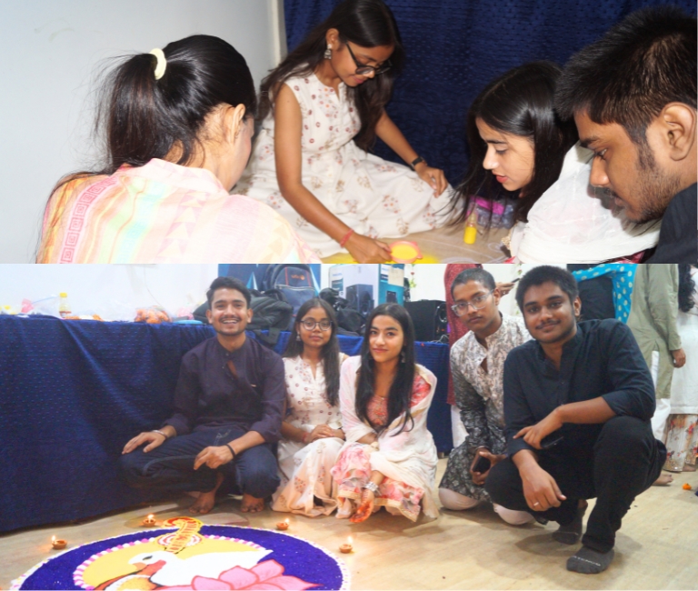 Team-A in Rangoli Design Comp 2025