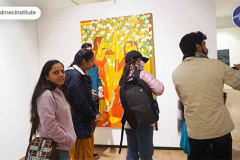 Students at Trip to Lalit Kala Akademi by ADMEC