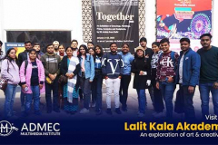 Visit to Lalit Kala Akademi by ADMEC