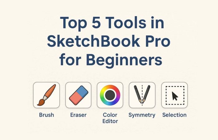 Top tools of sketchbook pro for beginners