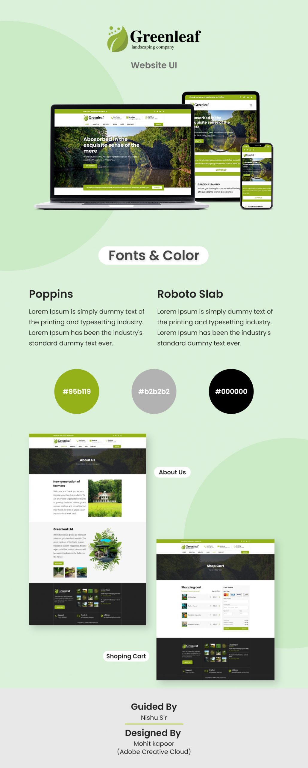 Greenleaf Farming Website Design