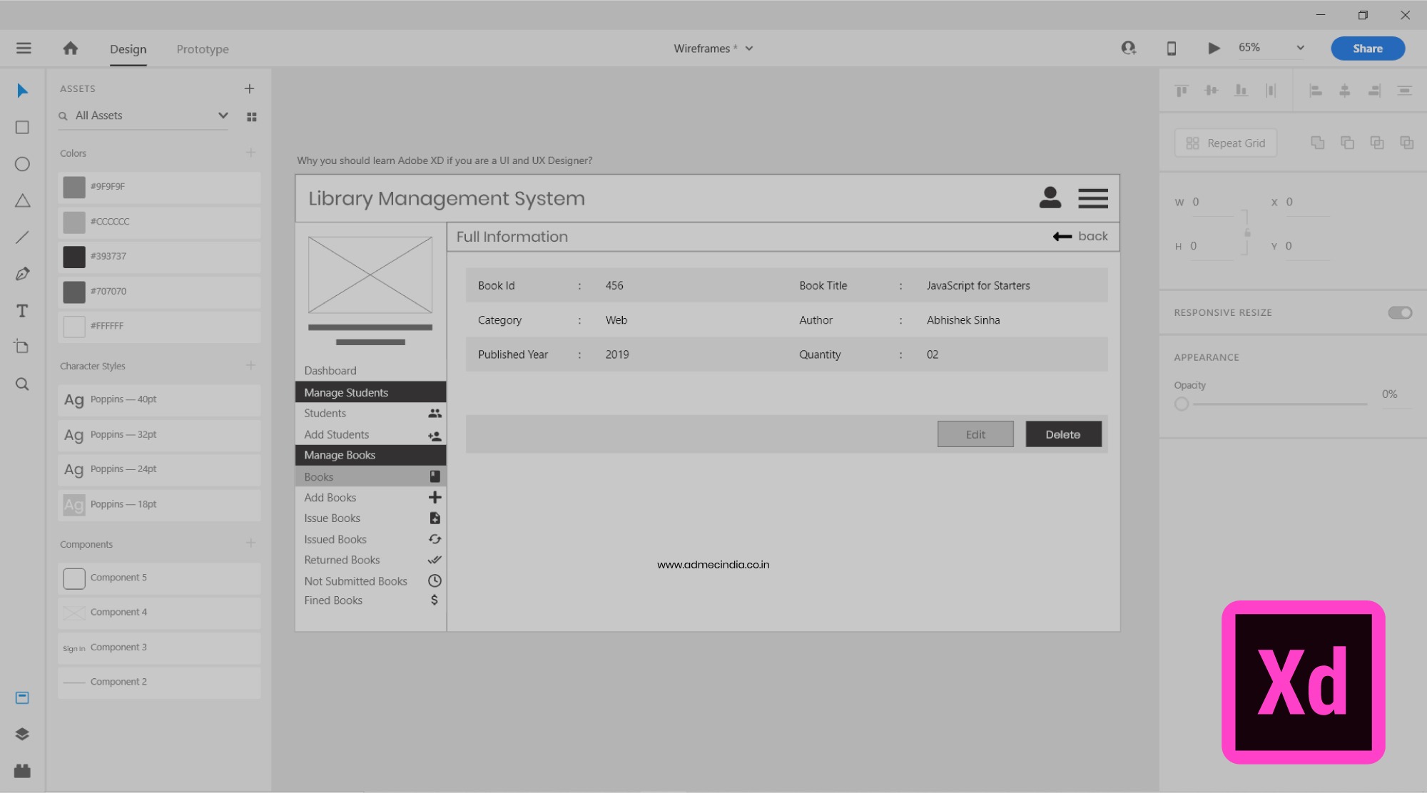 Adobe XD Training Course in Delhi