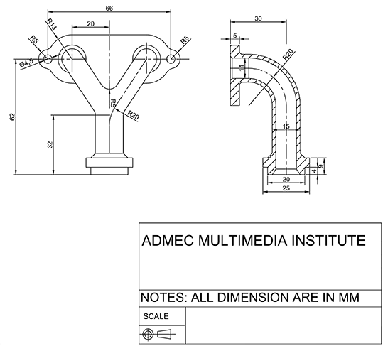 Mechanical Flange Drawing